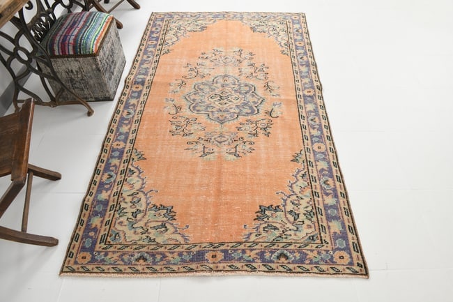 4'4'' x 7'7'' Turkish Handmade Kilim Rug - 2536 - 5
