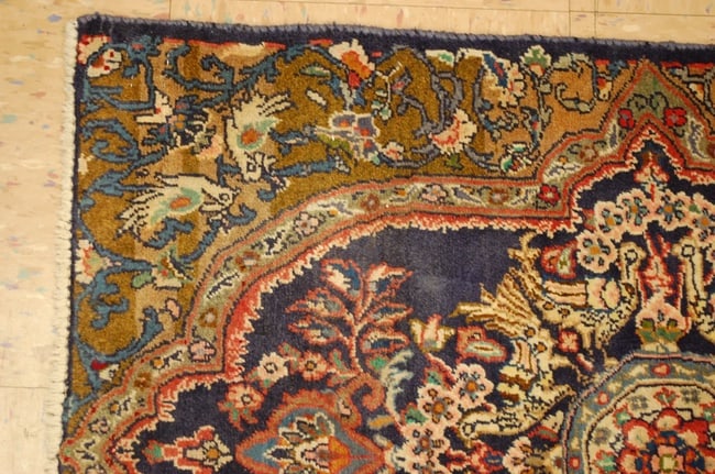 Persian KASHAN RUG 2'1" x 2'9" - 3