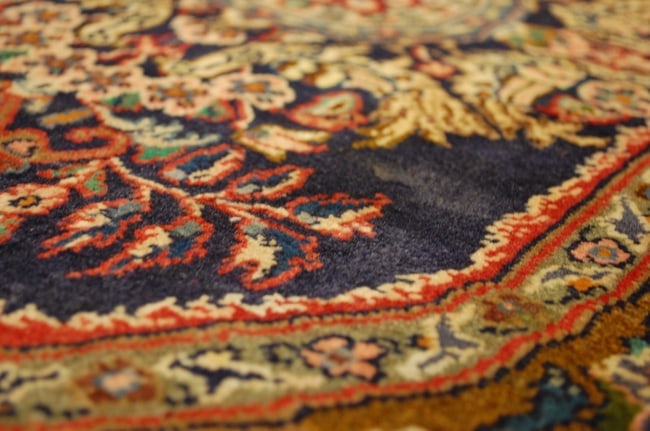 Persian KASHAN RUG 2'1" x 2'9" - 9
