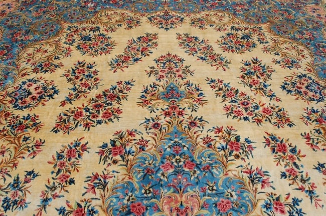 Persian KIRMAN RUG 12' x19' - 8