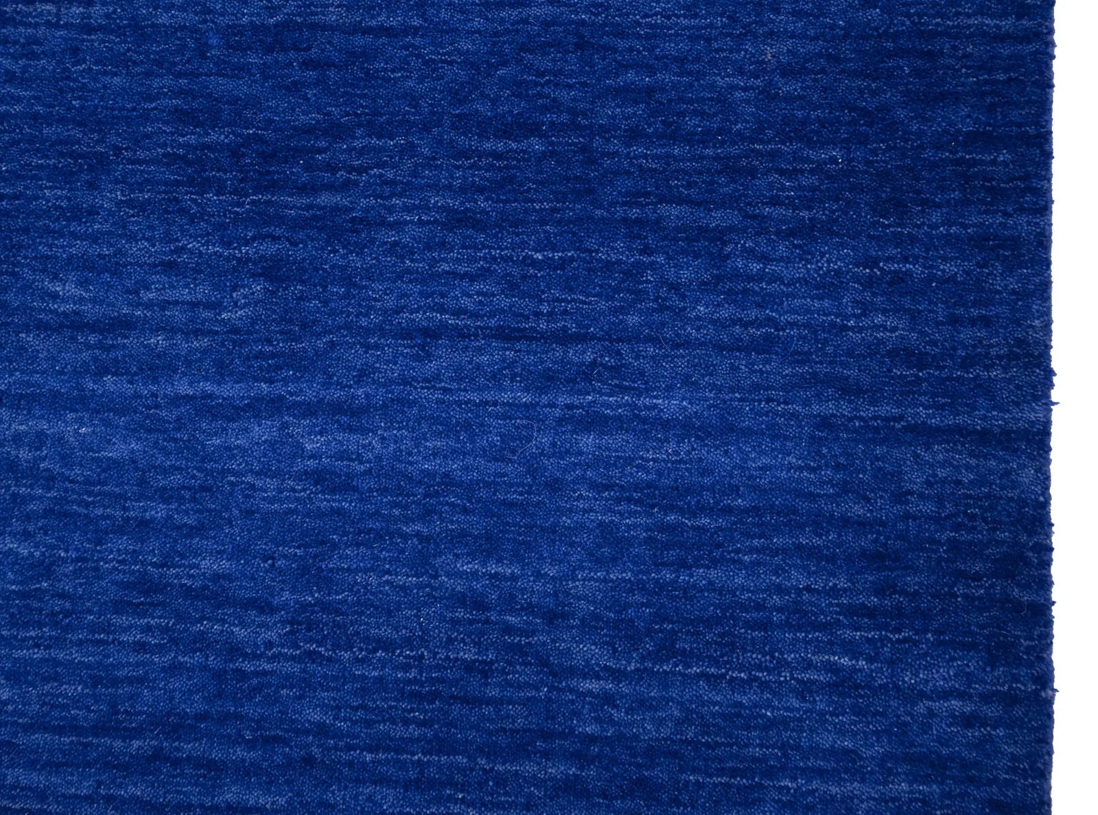 Solid Royal Blue Modern 5X8 Gabbeh Oriental Rug - 10