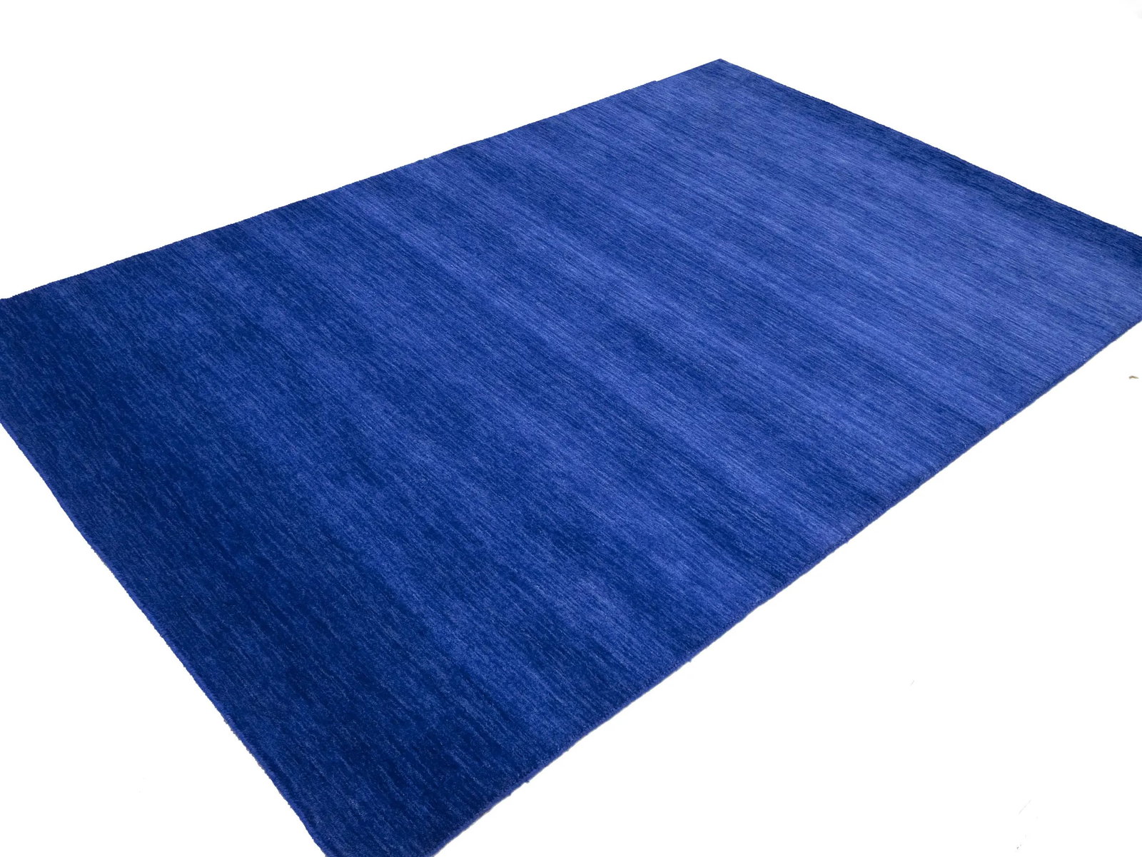 Solid Royal Blue Modern 5X8 Gabbeh Oriental Rug - 5