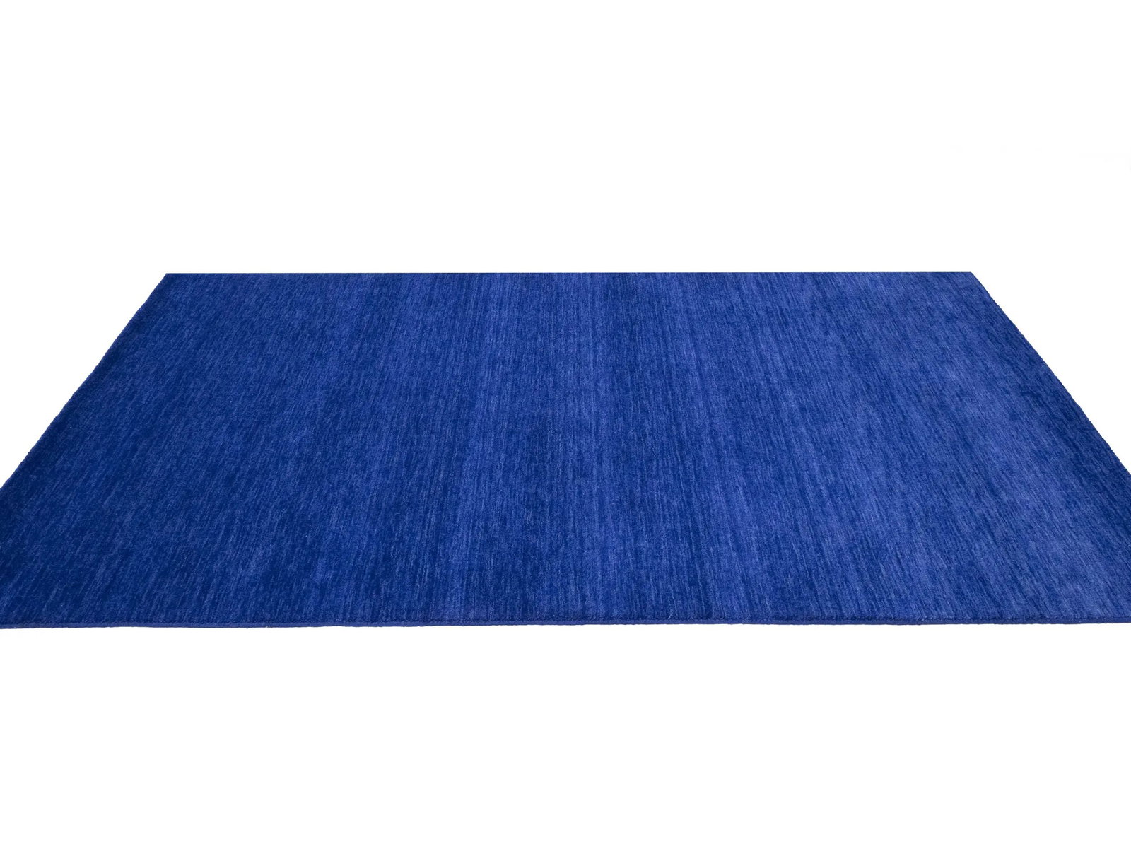 Solid Royal Blue Modern 5X8 Gabbeh Oriental Rug - 7