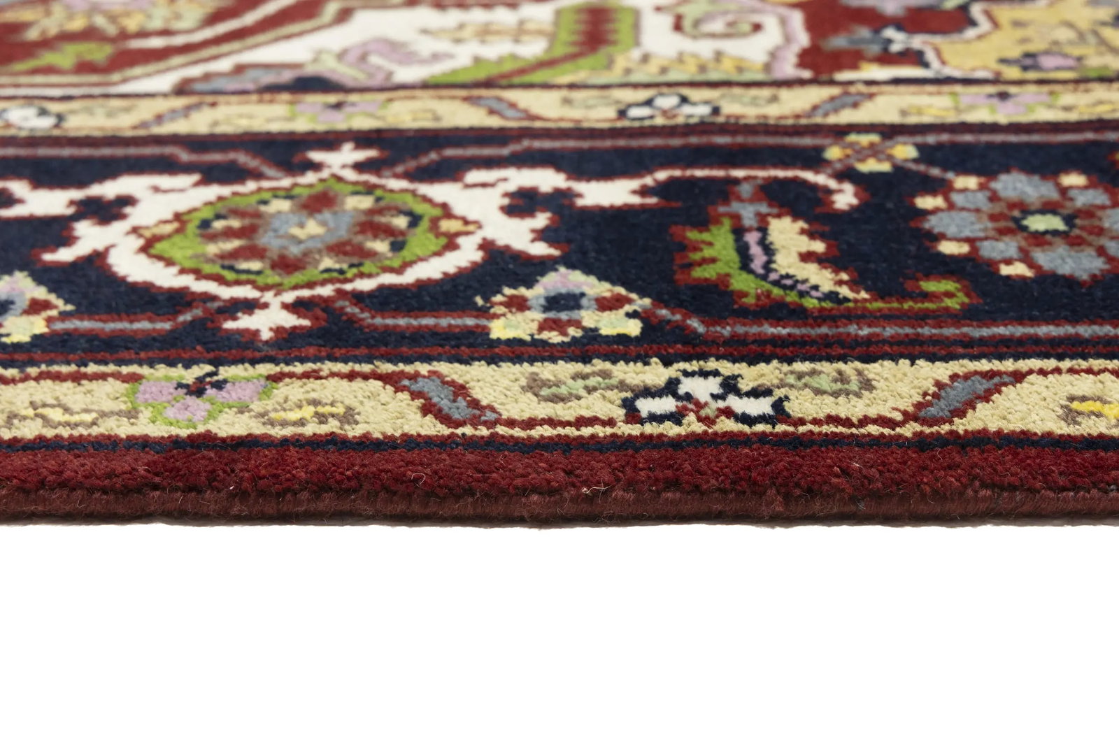 Red Floral 8X10 Heriz Serapi Oriental Rug - 16