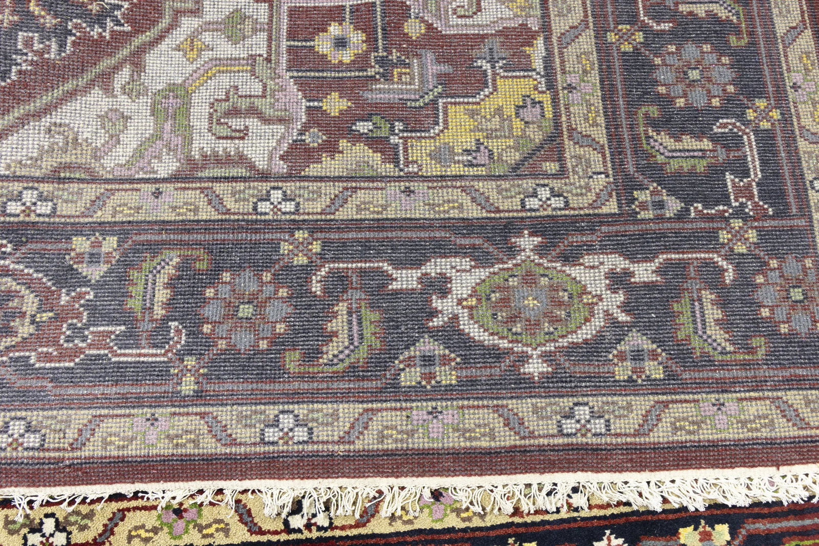 Red Floral 8X10 Heriz Serapi Oriental Rug - 20