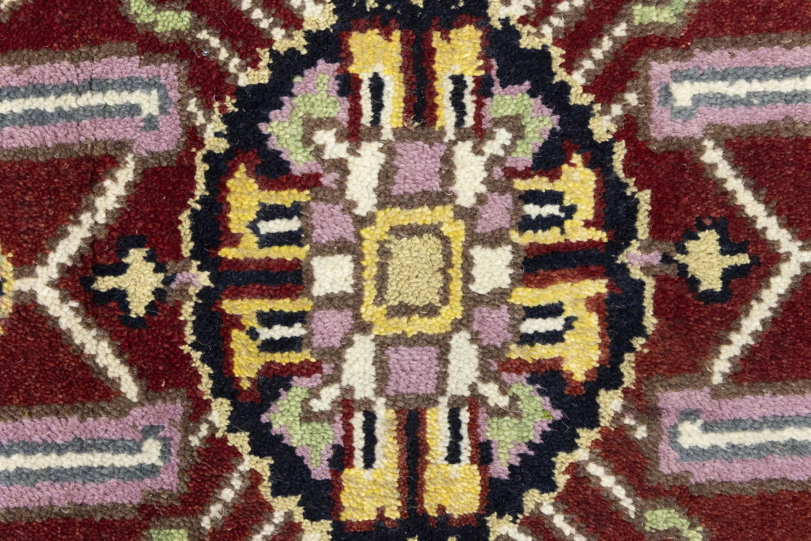 Red Floral 8X10 Heriz Serapi Oriental Rug - 9