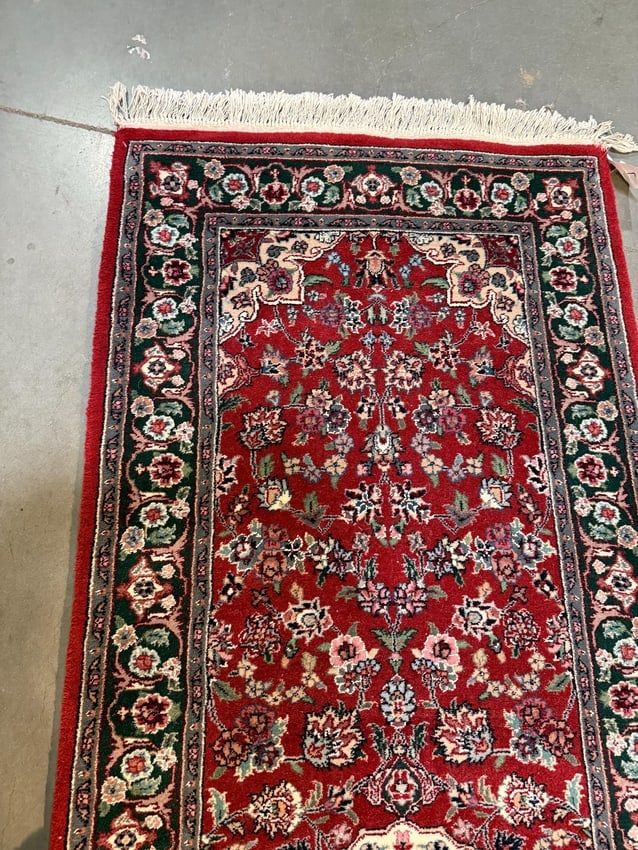 Fine Silk&Wool Tabriz Runner 2.6x10' - 5