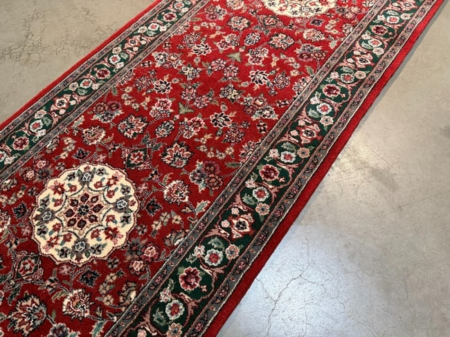 Fine Silk&Wool Tabriz Runner 2.6x10' - 6