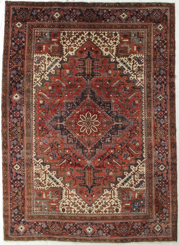 Heriz 8.3x11.5: Title:Heriz 8.3x11.5 Origin:Iran Year:1980 Materials:wool Size:8.3x11.5 Description:Heriz Reserve: $1,800.00 Shipping: Domestic: Flat-rate of $150.00 to anywhere within the contiguous U.S.