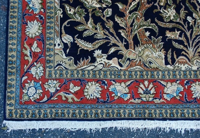 Persian QOME RUG 4' 7"x 7' - 3