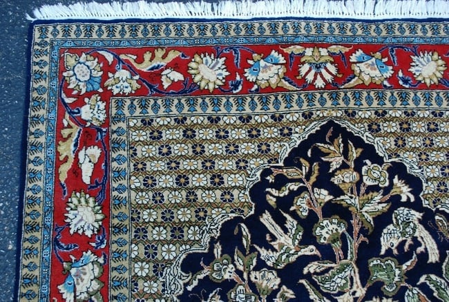Persian QOME RUG 4' 7"x 7' - 4