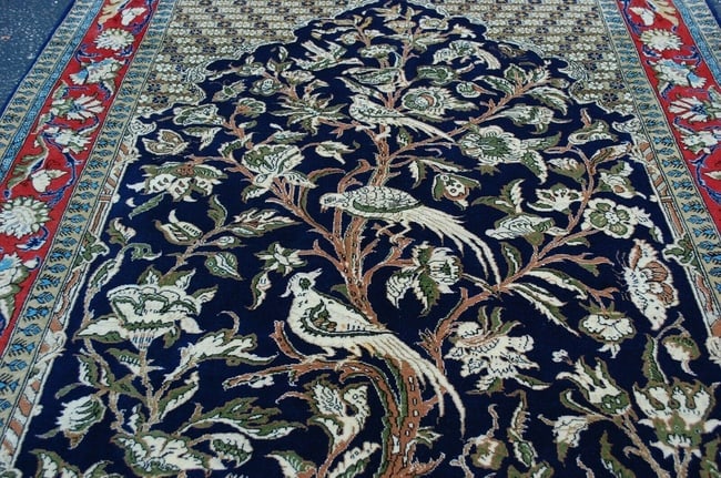Persian QOME RUG 4' 7"x 7' - 8