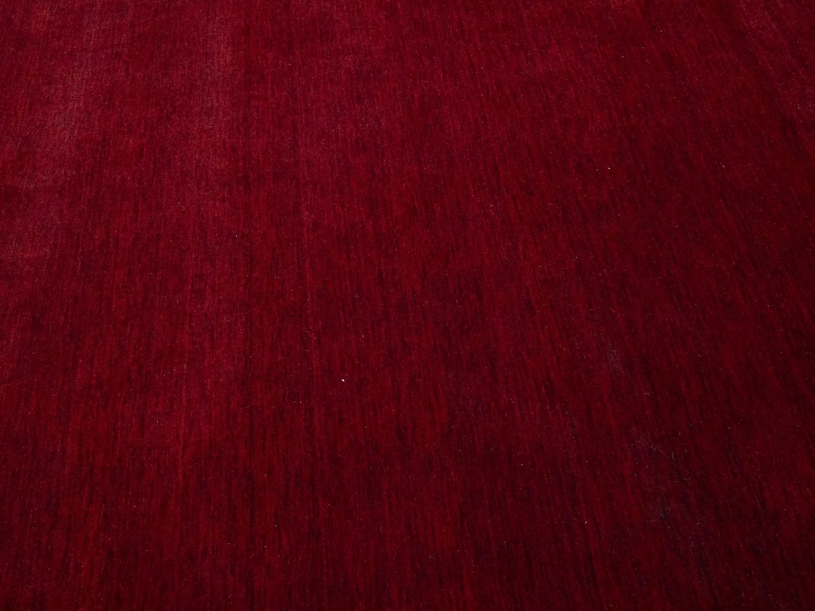 Maroon Red Modern Solid 8X8 Gabbeh Oriental Round Rug - 9