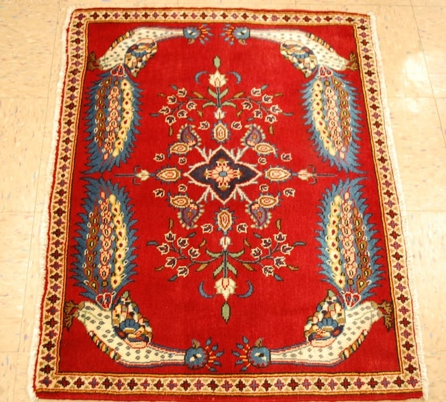 Persian KASHAN 2'5" x 3'3" - 6