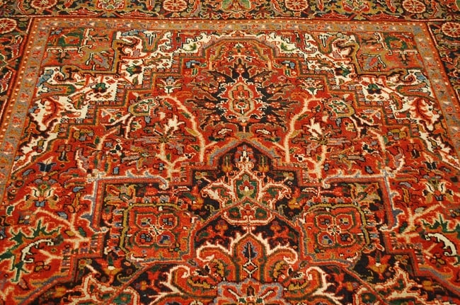 Persian HERIZ RUG 7' x 9'5" - 6