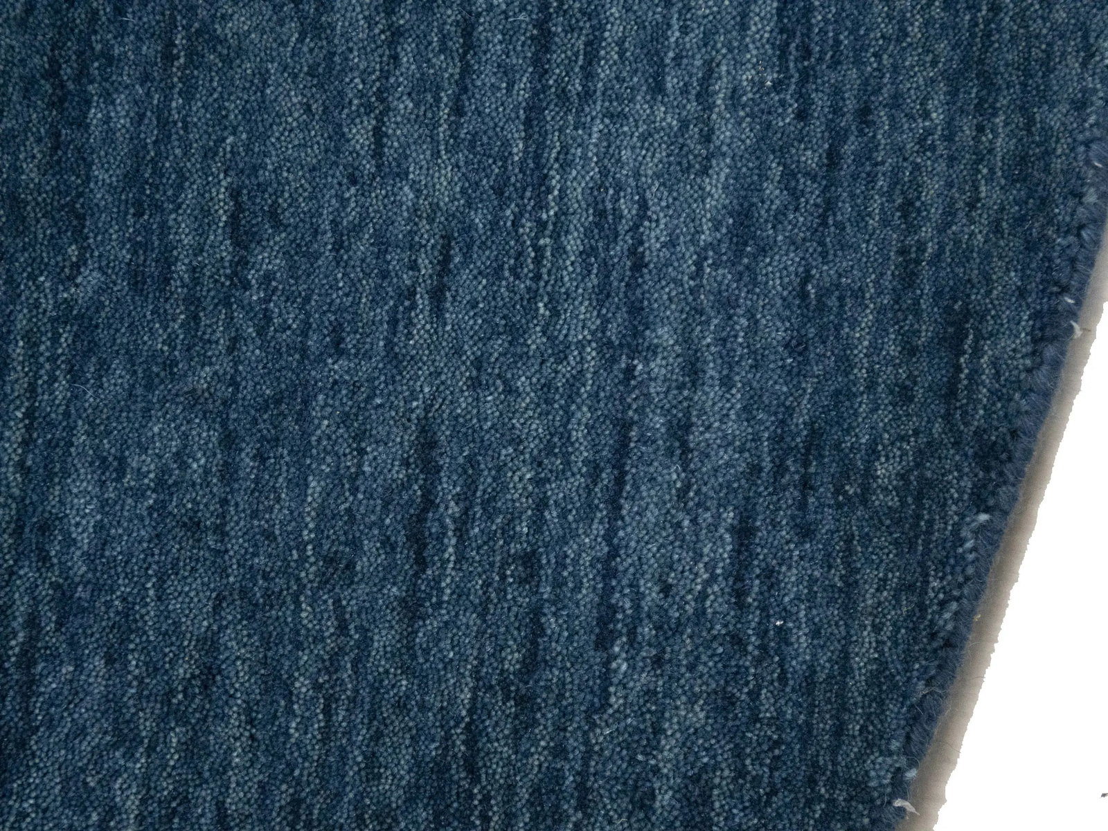Steel Blue Modern Solid 6X6 Gabbeh Oriental Round Rug - 7