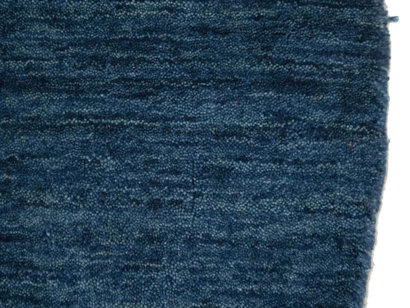 Steel Blue Modern Solid 6X6 Gabbeh Oriental Round Rug - 8