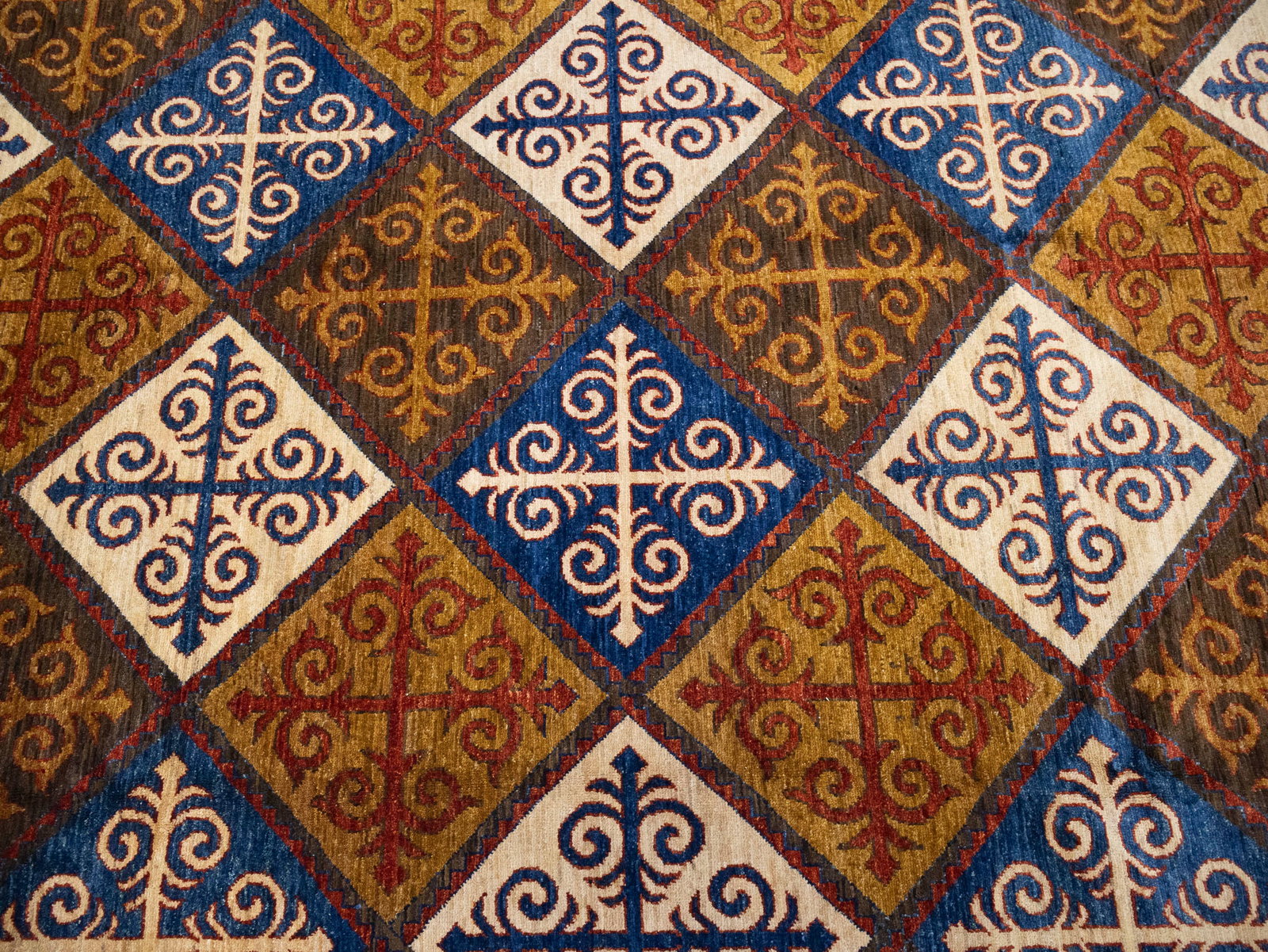 Multicolored Geometric Tribal 8'5X9'8 Afghan Yalameh Oriental Rug - 5