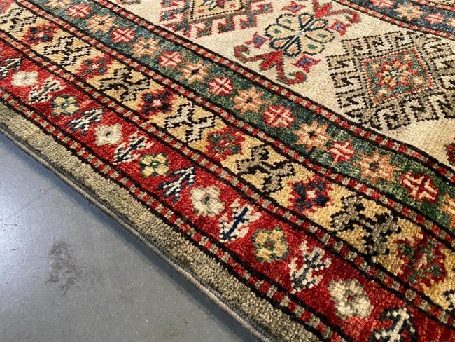 EXQUISITE FINE SUPER KAZAK RUG 8'.3"x10'.2" - 8