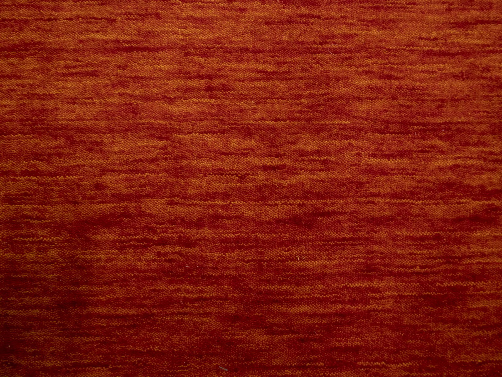 Orange Red Modern Solid 3X12 Gabbeh Oriental Runner Rug - 9