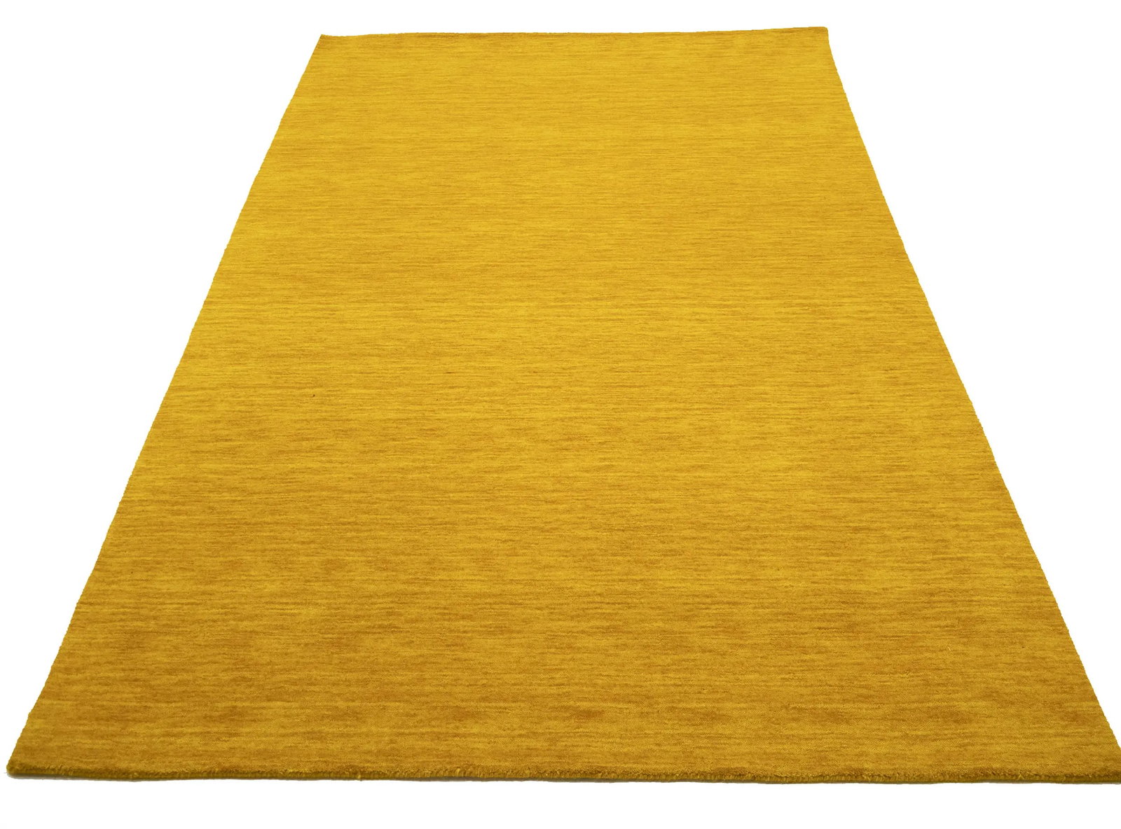 Marigold Modern Solid 5X8 Gabbeh Oriental Rug - 3