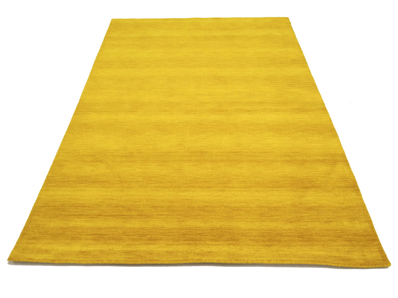 Marigold Modern Solid 5X8 Gabbeh Oriental Rug - 4