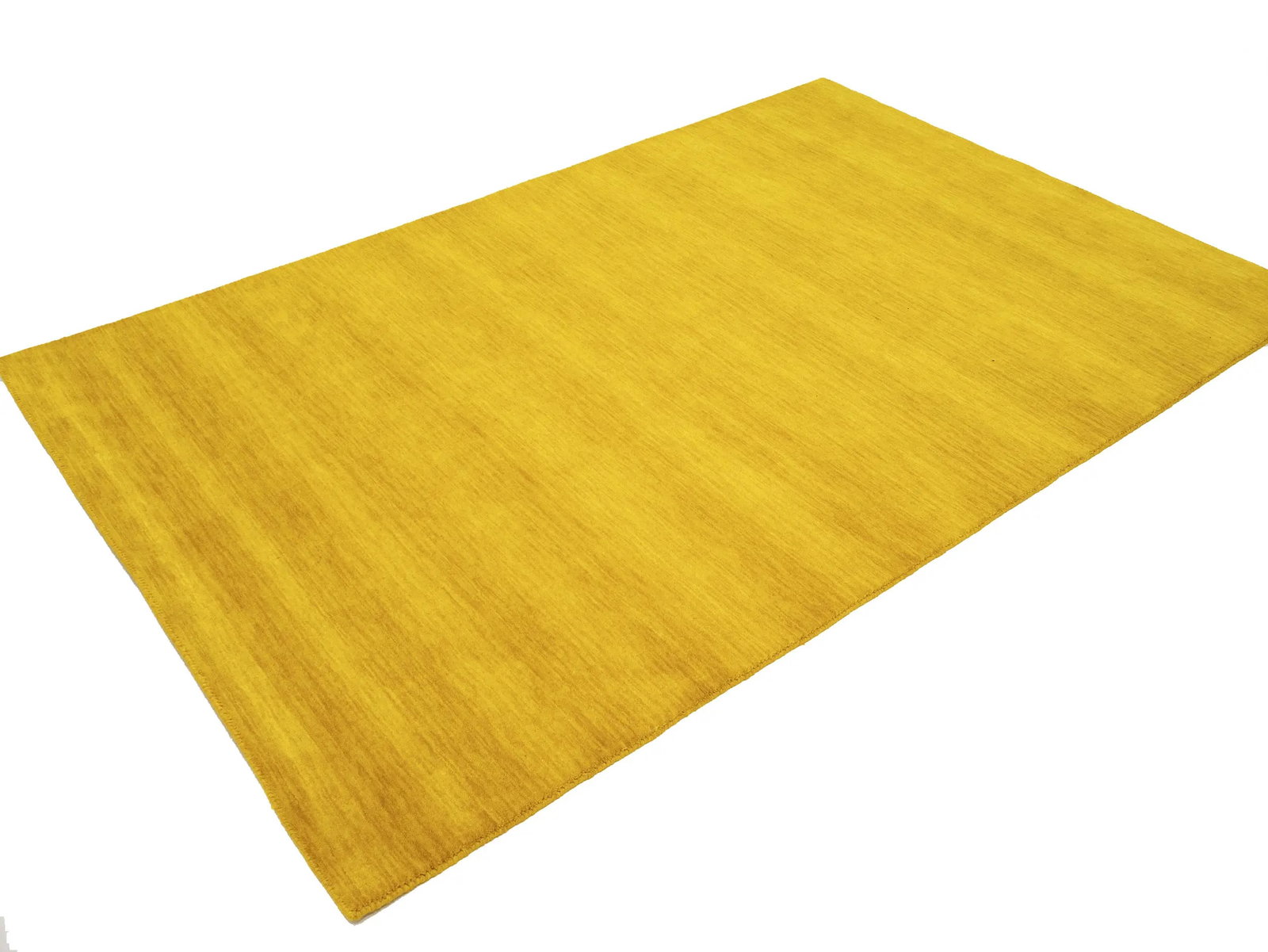 Marigold Modern Solid 5X8 Gabbeh Oriental Rug - 5