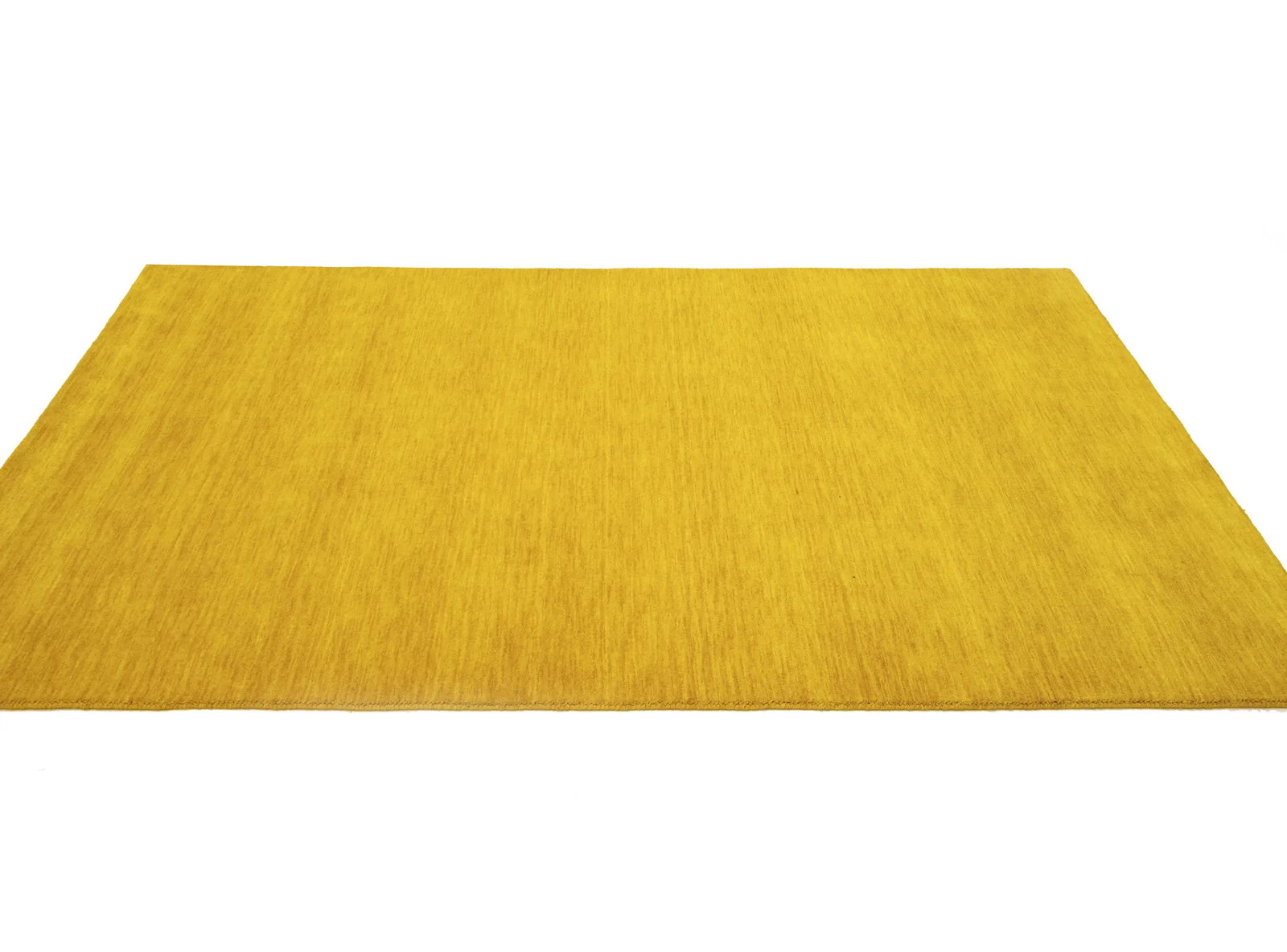 Marigold Modern Solid 5X8 Gabbeh Oriental Rug - 7