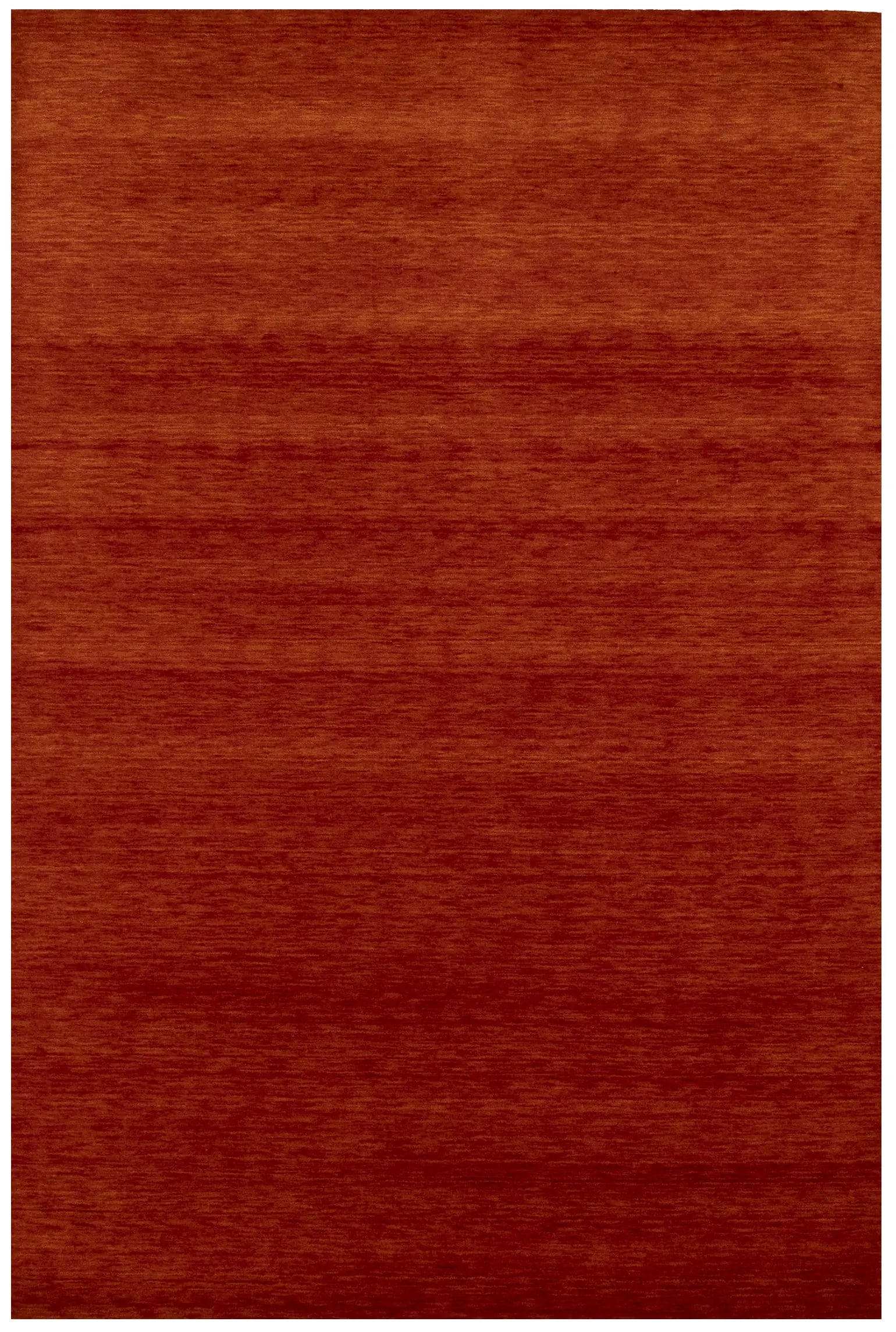 Orange Red Modern Solid 6X9 Gabbeh Oriental Rug: Title: Orange Red Modern Solid 6X9 Gabbeh Oriental Rug Description:This hand-loomed 6X9 Orange Red Oriental rug from India is characterized by a robust modern design and a rich Orange Red color. It is