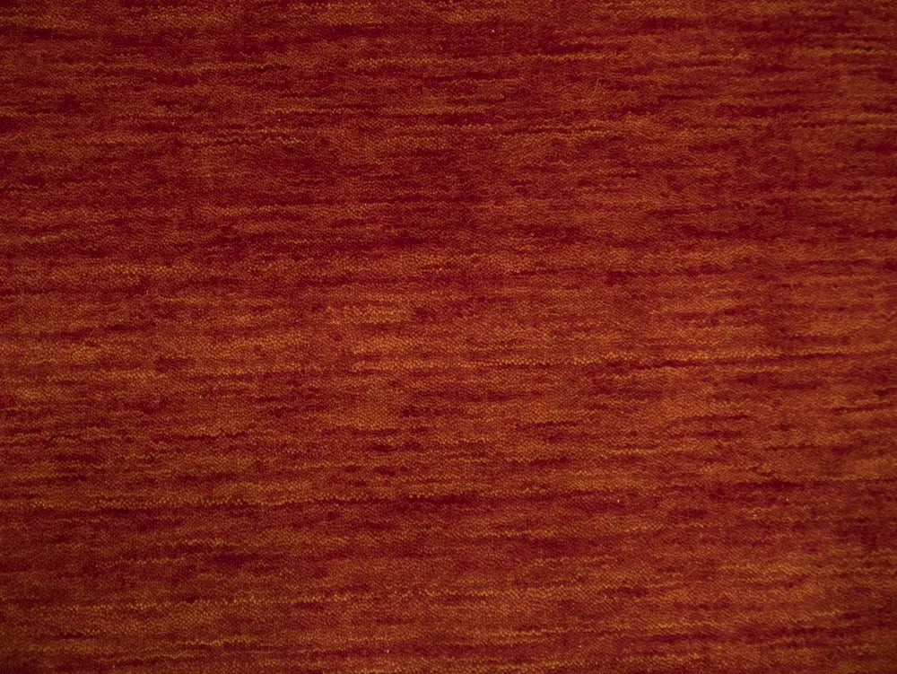 Orange Red Modern Solid 6X9 Gabbeh Oriental Rug - 8