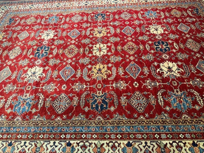 Magnificent Super Kazak Rug 9.1x12.6 - 10