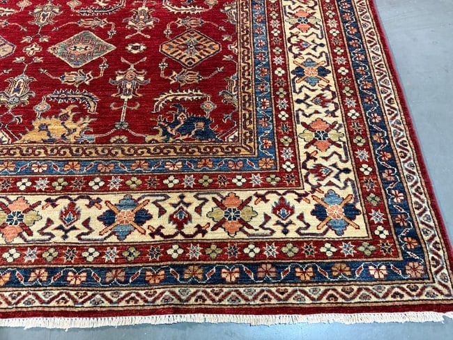 Magnificent Super Kazak Rug 9.1x12.6 - 2