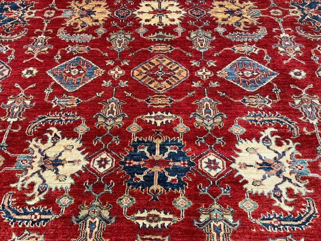 Magnificent Super Kazak Rug 9.1x12.6 - 3