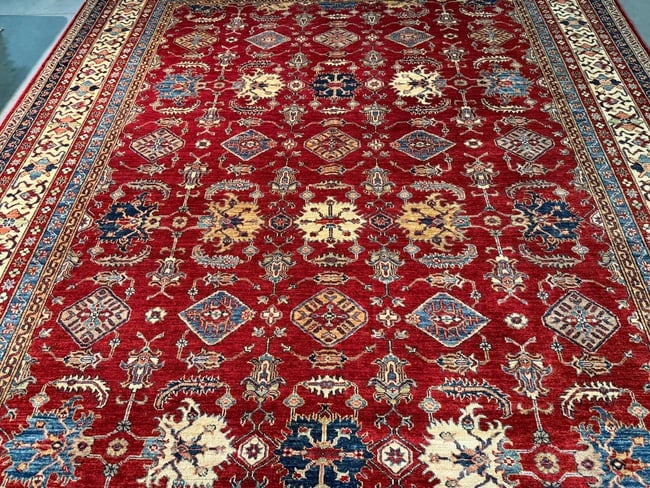 Magnificent Super Kazak Rug 9.1x12.6 - 4