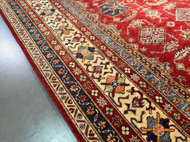 Magnificent Super Kazak Rug 9.1x12.6 - 9