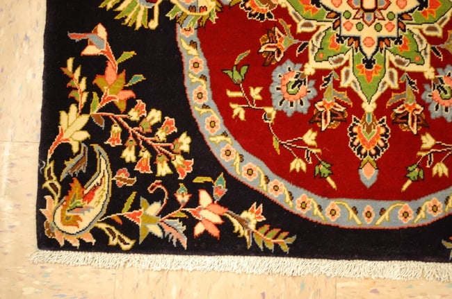 Persian KASHAN RUG 2'5" x 3'1" - 2
