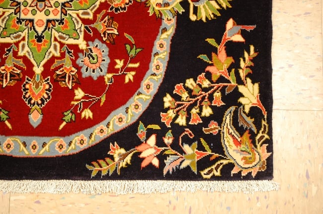 Persian KASHAN RUG 2'5" x 3'1" - 3