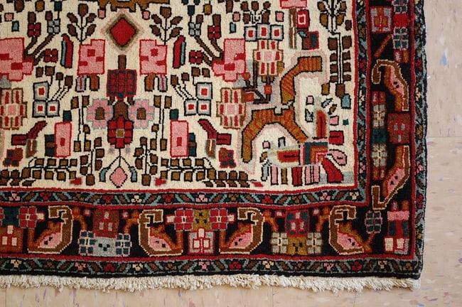 Persian BIJAR RUG 2'5" x 3'4" - 2