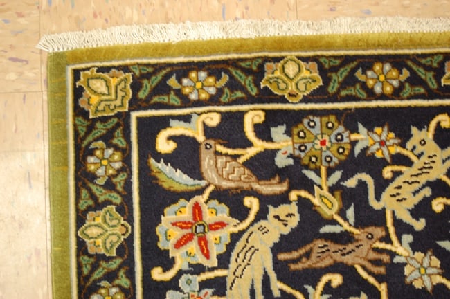 Persian KASHAN ,2'1" x 3'2" - 2