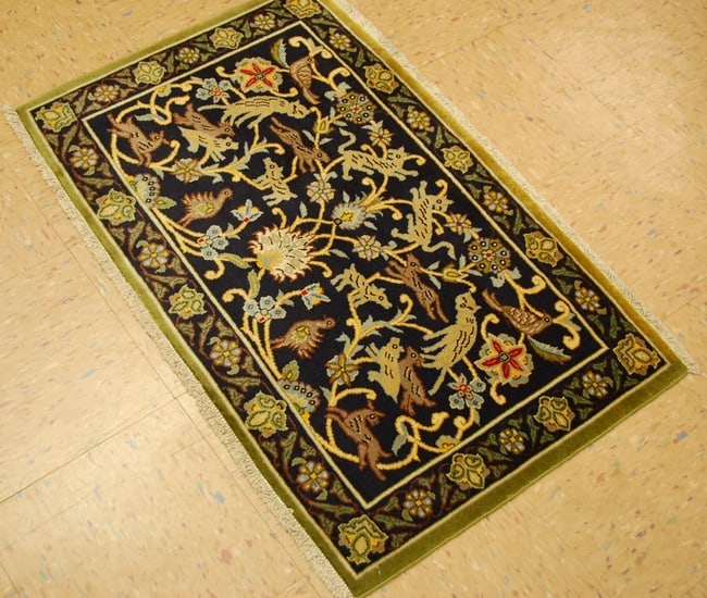 Persian KASHAN ,2'1" x 3'2" - 7