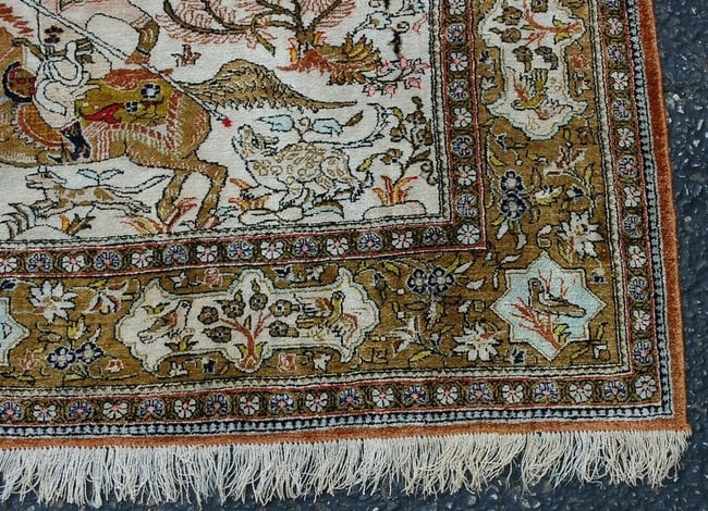 Persian QOME RUG 4'7"x7" - 2