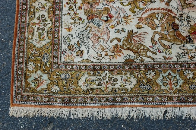 Persian QOME RUG 4'7"x7" - 3