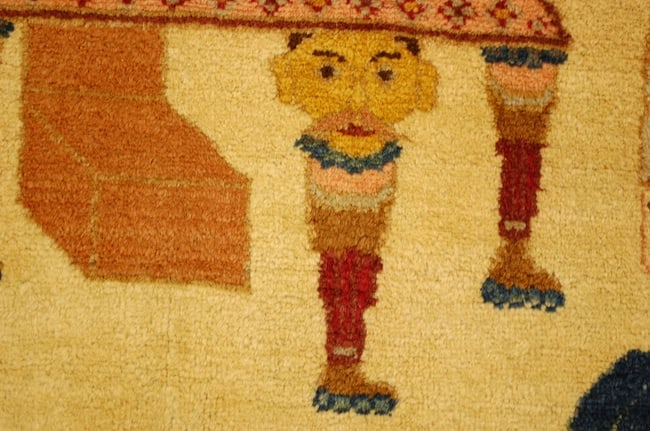 Persian TABRIZ RUG 4.8 X 5.10 - 8