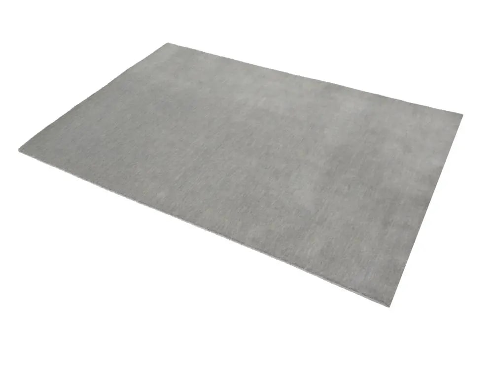 Gray Modern Solid 4X6 Gabbeh Oriental Area Rug - 3