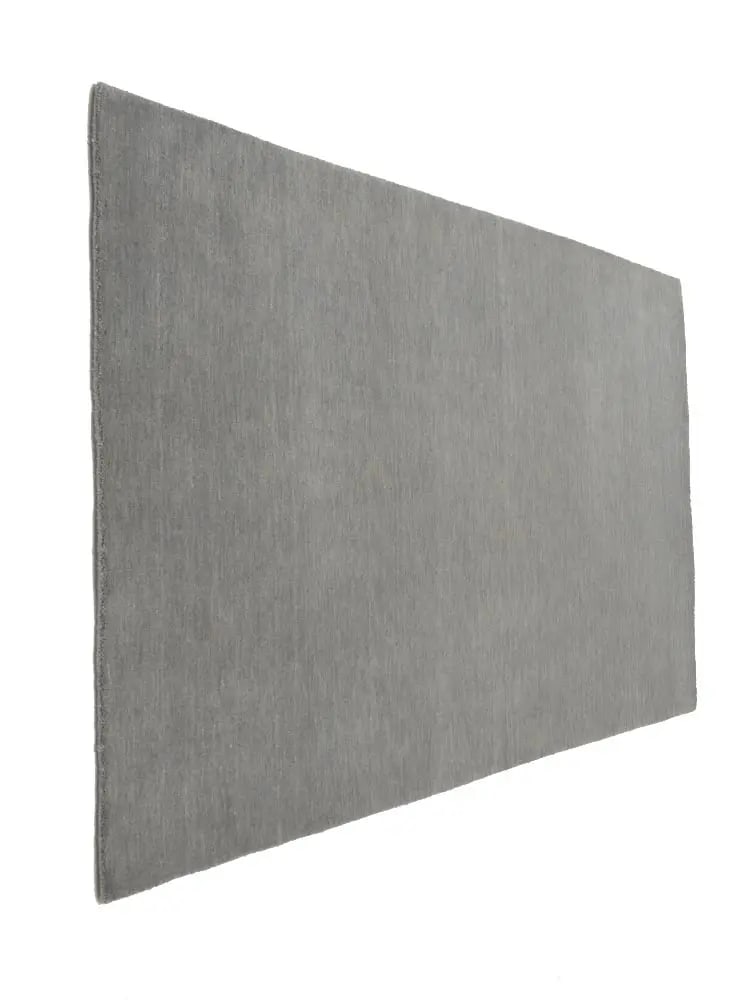 Gray Modern Solid 4X6 Gabbeh Oriental Area Rug - 4