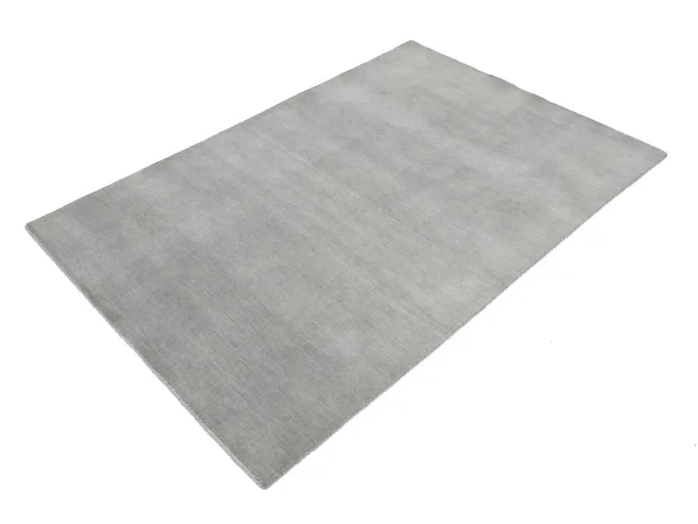 Gray Modern Solid 4X6 Gabbeh Oriental Area Rug - 6
