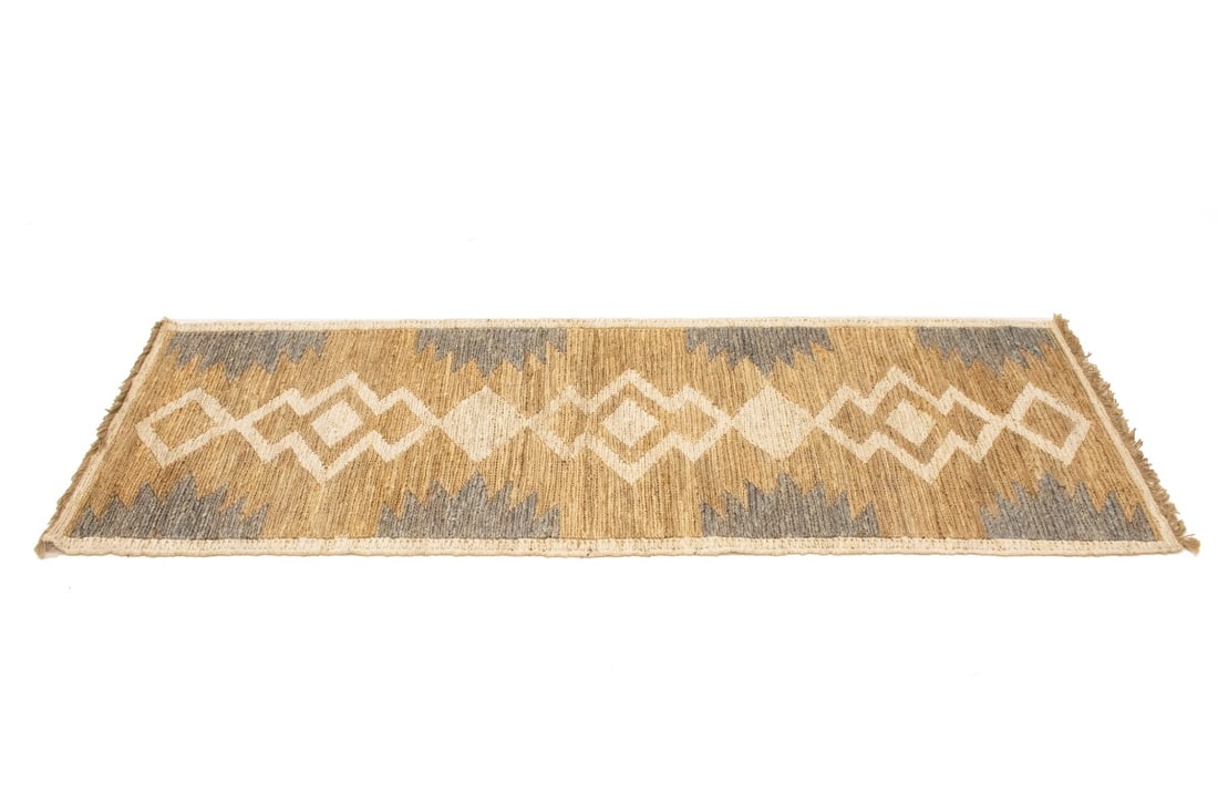Braided Style Jute Sumak 3X8 Modern Runner Rug - 5