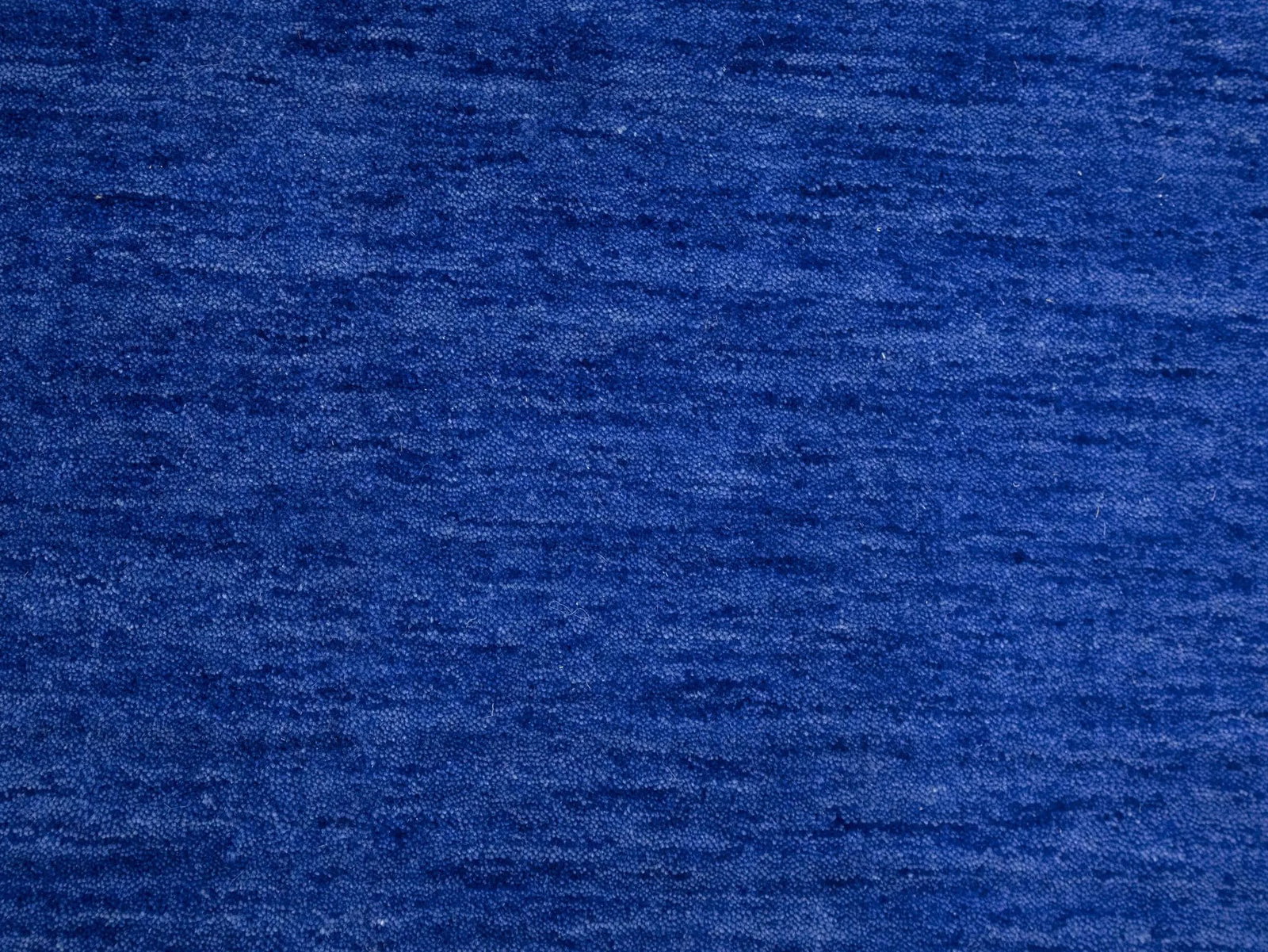 Solid Royal Blue Modern 3X10 Gabbeh Oriental Runner Rug - 6