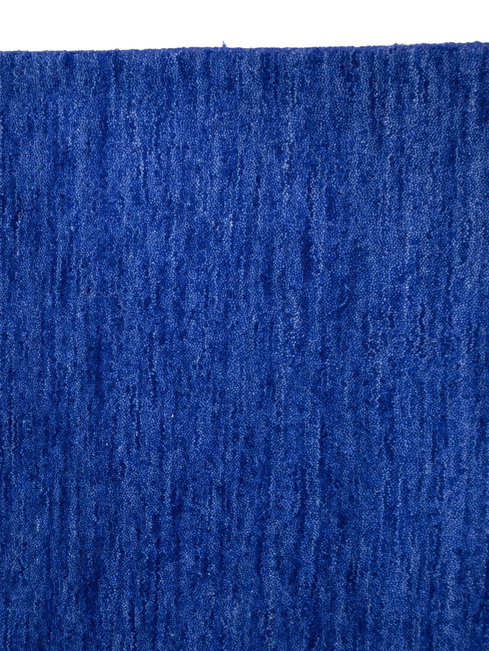 Solid Royal Blue Modern 3X10 Gabbeh Oriental Runner Rug - 8