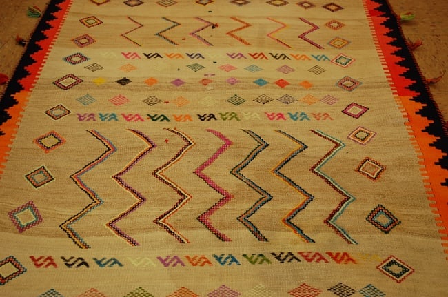 Persian SHIRAZ KILIM 3.9x6.3 - 7
